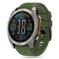 Garmin Fenix 5/6/6 Pro/7/8/E Tech-Protect Silicone Line Strap - 47mm - Military Green