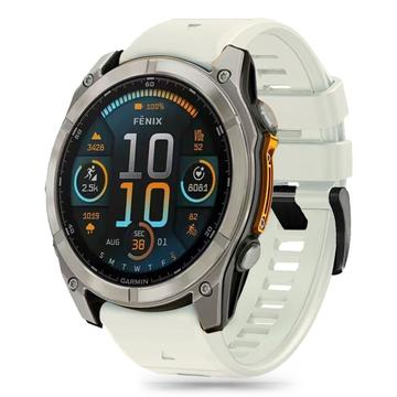 Garmin Fenix 5/6/6 Pro/7/8/E Tech-Protect Silicone Line Strap - 47mm - Titanium