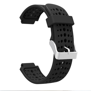 Garmin Forerunner 220/230/235/620/630/735 Soft Silicone Strap - Black