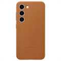 Samsung Galaxy S23 5G Leather Cover EF-VS911LAEGWW - Camel