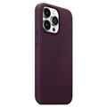 iPhone 13 Pro Max Apple Leather Case with MagSafe MM1M3ZM/A - Dark Cherry