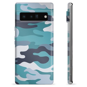 Google Pixel 6 Pro TPU Case - Blue Camouflage