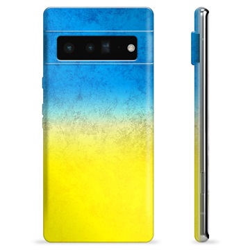 Google Pixel 6 Pro TPU Case Ukrainian Flag - Two Tone