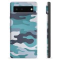 Google Pixel 6 TPU Case - Blue Camouflage