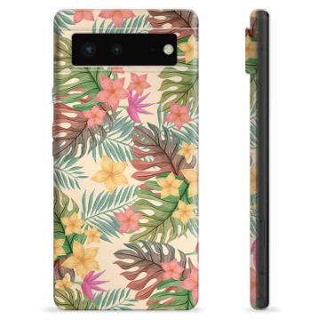 Google Pixel 6 TPU Case - Pink Flowers