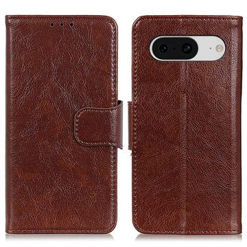 Google Pixel 8 Elegant Series Wallet Case - Brown