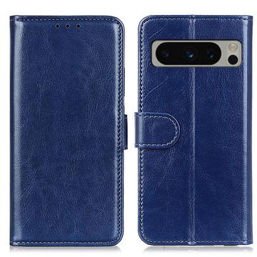 Google Pixel 8 Pro Wallet Case with Magnetic Closure - Blue