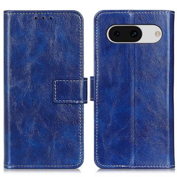 Google Pixel 8a Wallet Case with Magnetic Closure - Blue