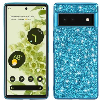 Google Pixel 8a Glitter Series Hybrid Case - Blue