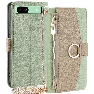 Google Pixel 8a Makeup Mirror Wallet Case w. Shoulder Strap