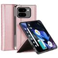 Google Pixel 9 Pro Fold Dux Ducis Bril Flip Case - Pink