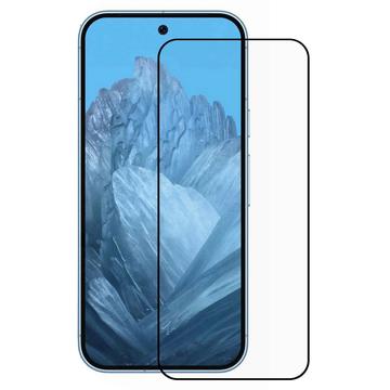 Google Pixel 9 Pro XL Full Cover Tempered Glass Screen Protector - Black Edge