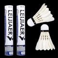 Great Stability Badminton Shuttlecocks with Goose Feathers - 12 Pcs.