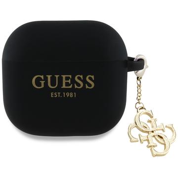 AirPods 4 Guess 4G Charm Silicone Case