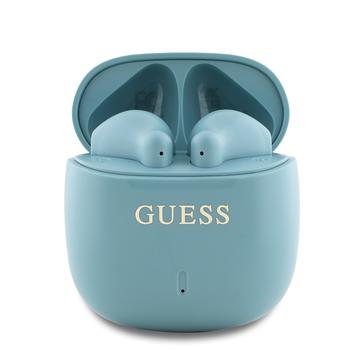 Guess Printed Classic Logo TWS Wireless Earphones - Turquoise