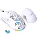 HXSJ T26 RGB Backlit Wireless Mouse / Bluetooth Mouse 4800 DPI - White