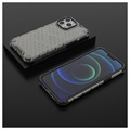 Honeycomb Armored iPhone 14 Pro Max Hybrid Case - Black