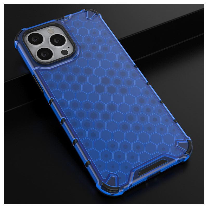 Armored iPhone 14 Pro Max Hybrid Case Blue