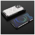 Honeycomb Armored iPhone 14 Pro Max Hybrid Case - Transparent