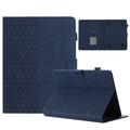 Honeycomb Patterned Universal Tablet Case with Card Slots - 10" - Dark Blue