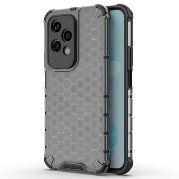 Honor 200 Lite Honeycomb Armored Hybrid Case - Black