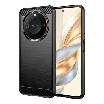 Honor X60 Brushed TPU Case - Carbon Fiber