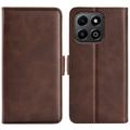 Honor X6b Wallet Case with Magnetic Closure - Calf Texture