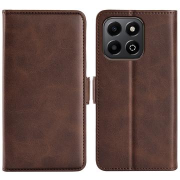 Honor X6b Wallet Case with Magnetic Closure - Calf Texture