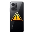 Honor X7a Battery Cover Repair - Black