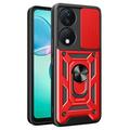 Honor X7b/90 Smart Rotary Ring Hybrid Case with Camera Shield