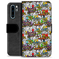 Huawei P30 Pro Premium Wallet Case - Graffiti