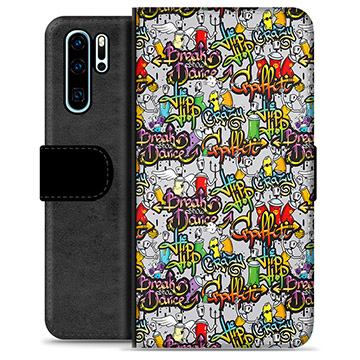 Huawei P30 Pro Premium Wallet Case - Graffiti