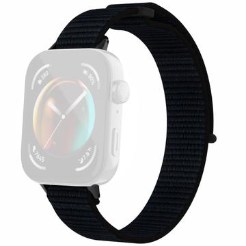 Huawei Watch Fit 3 Nylon Strap with Velcro Closure - Black