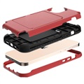 iPhone 12 Pro Max Hybrid Case with Hidden Mirror & Card Slot - Red