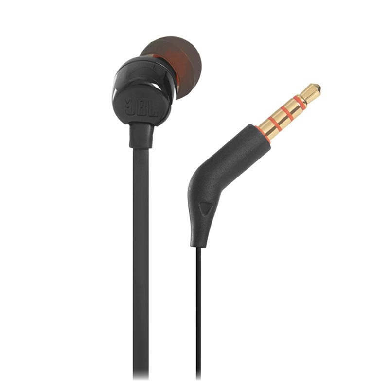 jbl t110 in ear headphones black