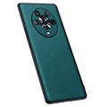 Leather Coated Honor Magic4 Hybrid Case - Green