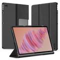 Lenovo Tab Plus Dux Ducis Domo Tri-Fold Smart Folio Case - Black