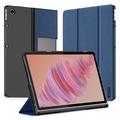 Lenovo Tab Plus Dux Ducis Domo Tri-Fold Smart Folio Case - Blue