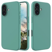 iPhone 16 Plus Liquid Silicone Case - Dark Green