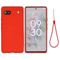 Google Pixel 6a Liquid Silicone Case - Red