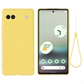 Google Pixel 6a Liquid Silicone Case - Yellow