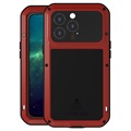 Love Mei Powerful iPhone 13 Pro Hybrid Case - Red