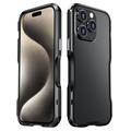 Luphie Safe Lock iPhone 15 Pro Max Metal Bumper - Black