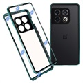 OnePlus 10 Pro Magnetic Case with Tempered Glass - Green