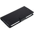 Mercury Goospery Fancy Diary iPhone 14 Pro Max Wallet Case - Black