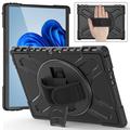 Microsoft Surface Pro 8 Heavy Duty 360 Case with Hand Strap - Black