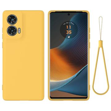 Motorola Edge 50 Fusion Liquid Silicone Case - Yellow
