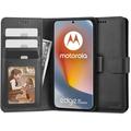 Motorola Edge 50 Fusion Tech-Protect Wallet Case W. Magnet & Stand - Black