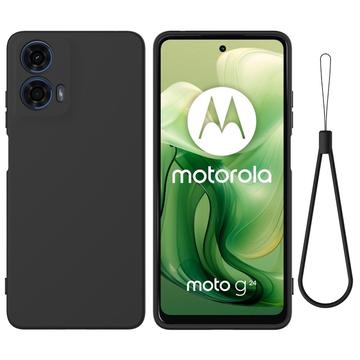 Motorola Moto G24 Power Liquid Silicone Case - Black