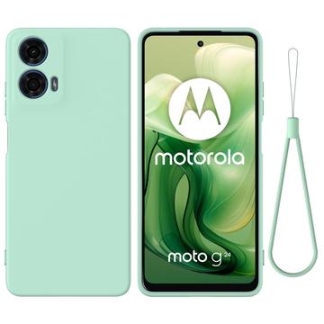 Motorola Moto G24 Power Liquid Silicone Case - Green